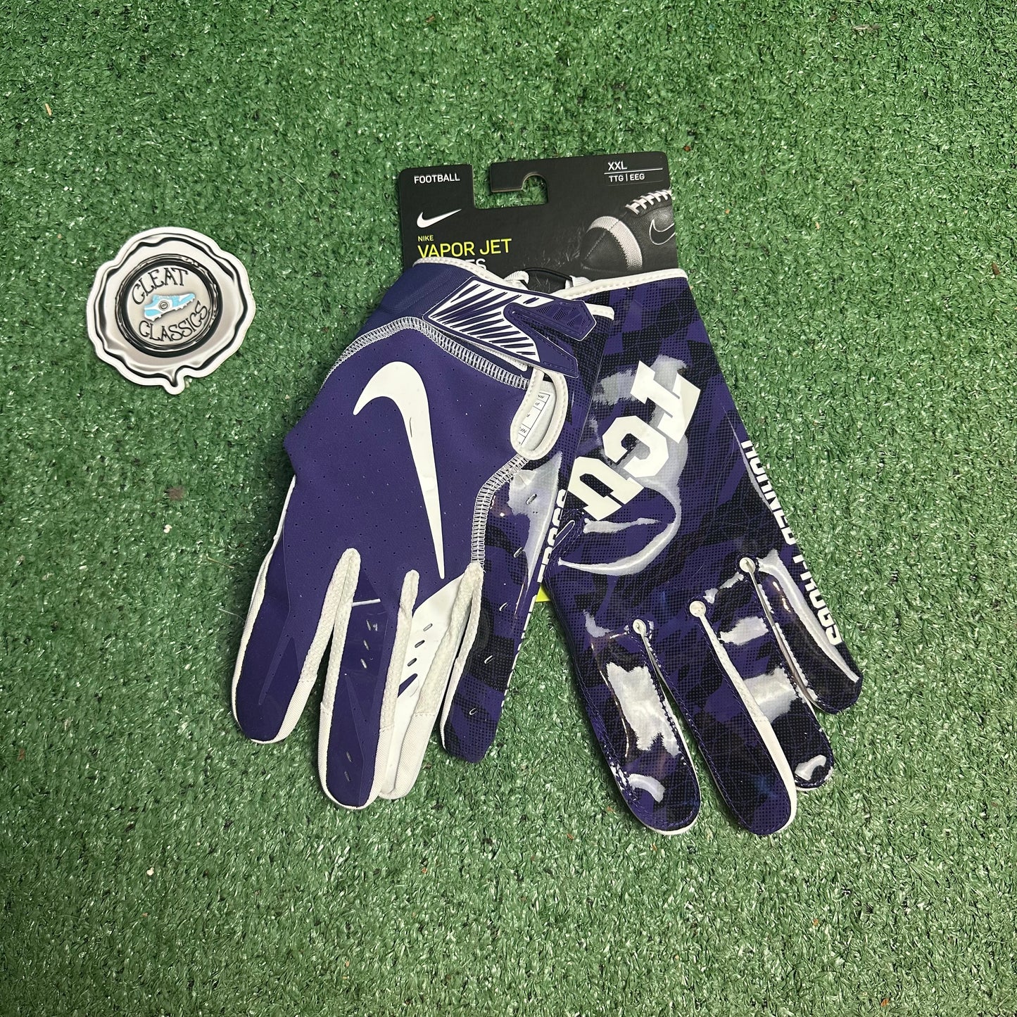 Sz XXL | Nike Vapor Jet 8.0 TCU PE Gloves PURPLE