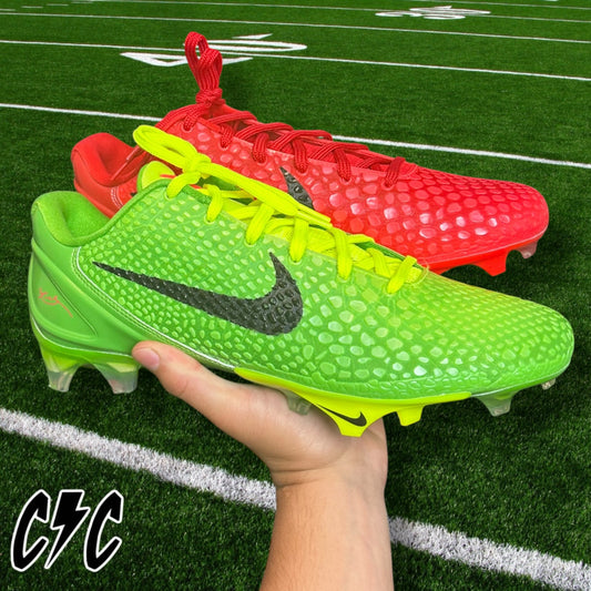 SIZE 11 | Nike Vapor Edge Kobe 6 SE Grinch 'MISMATCH' Cleats